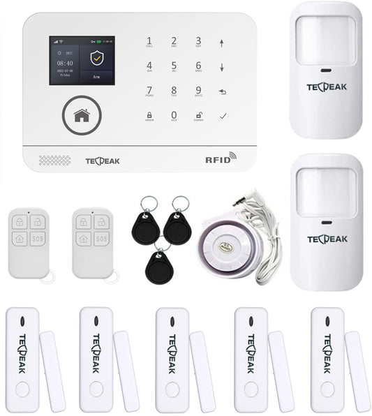 A4 - WiFi / GSM Intelligenter Hausalarm (Weiß)