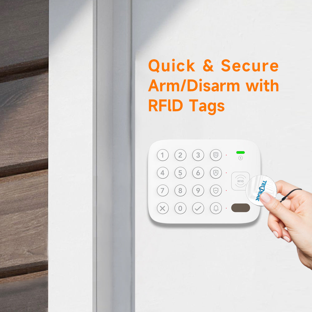 Tastatur Arbeiten mit Alarm Haus WiFi
